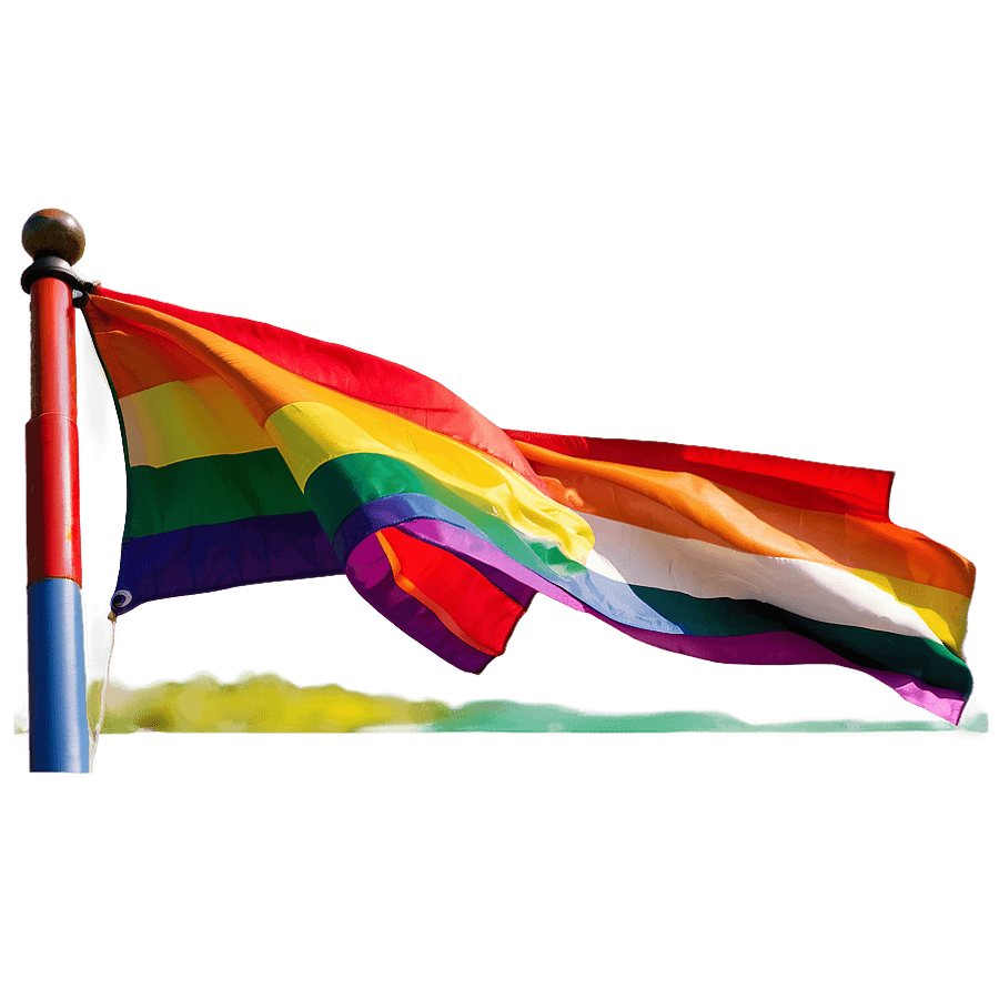 Waving Lesbian Flag PNG 48