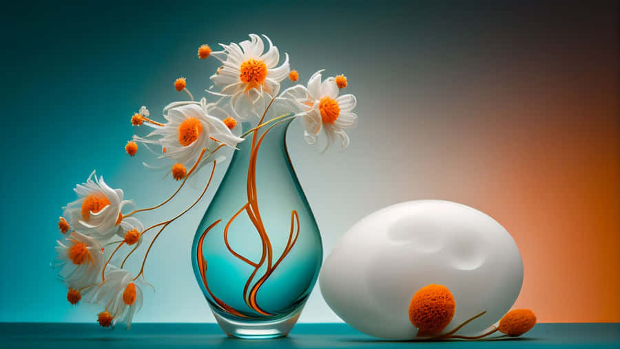 Elegante Composizione Floreale in Vaso