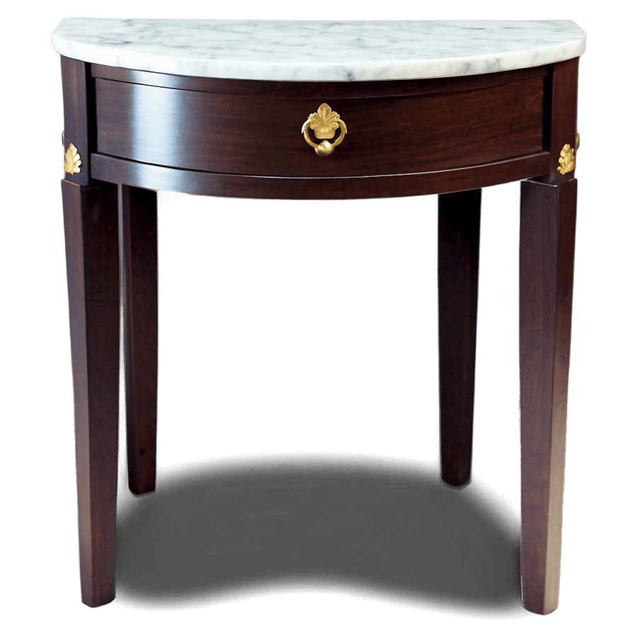 Marble Top Nightstand PNG qus8