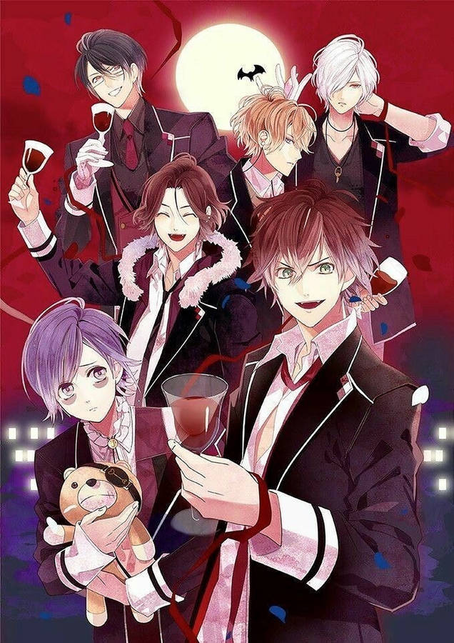 Download Diabolik Lovers Red Wine Wallpaper Wallpapers Com