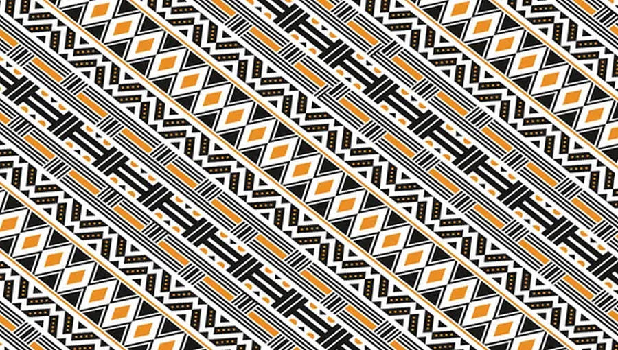 Diagonal tribal pattern wallpaper 