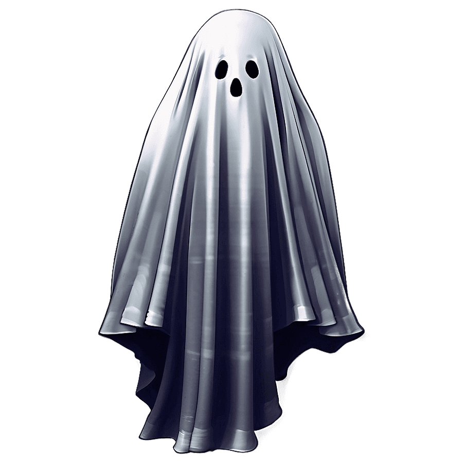 Scary Ghost Silhouette PNG 05062024