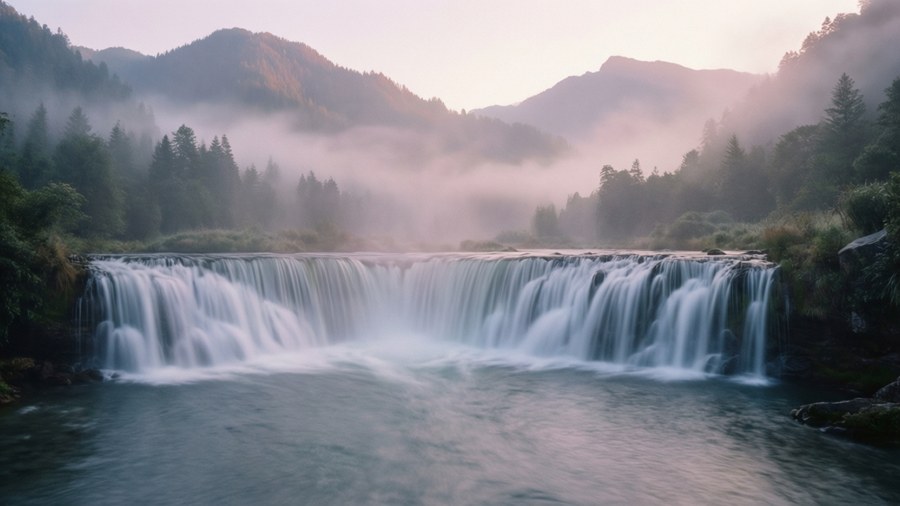 Dimma Morgonfall Bakgrundsbilder