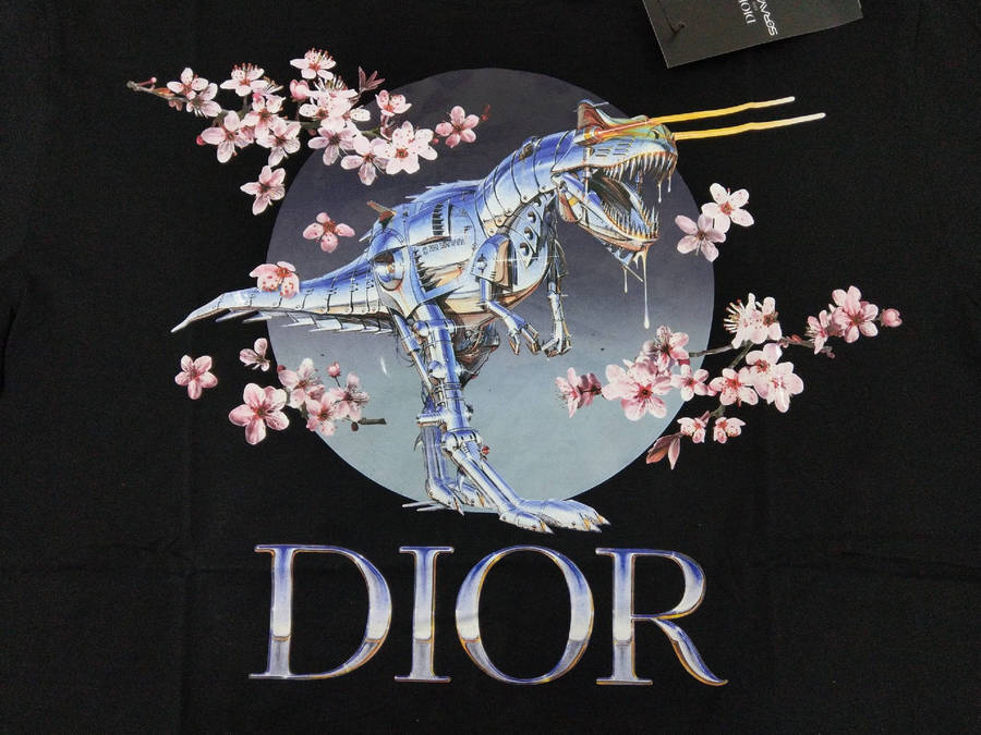 Download Dior X Sorayama Dinosaur Wallpaper Wallpapers Com