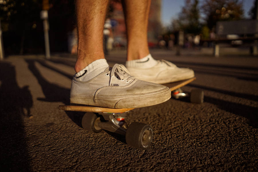 dirty white vans