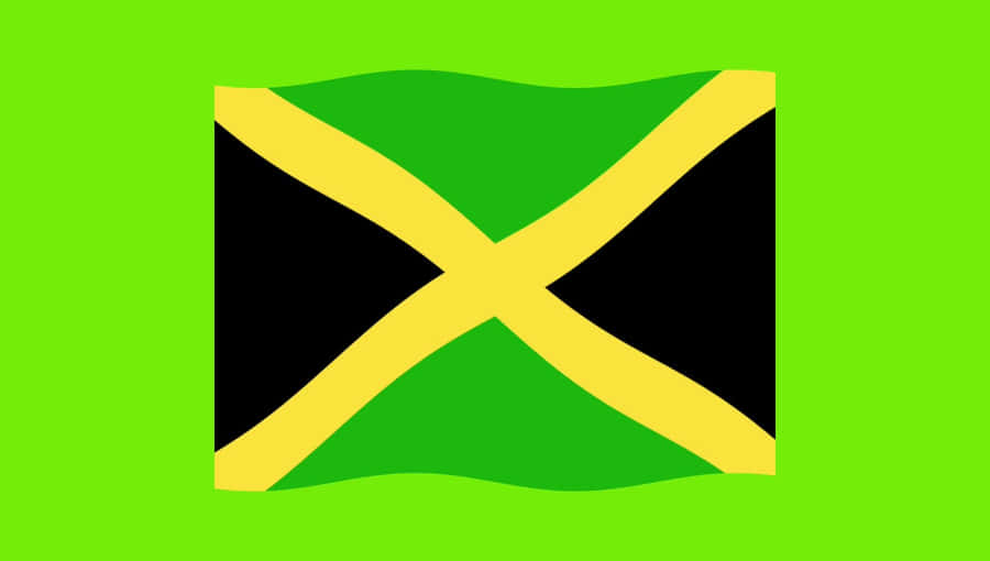 Jamaika Nationalflagge