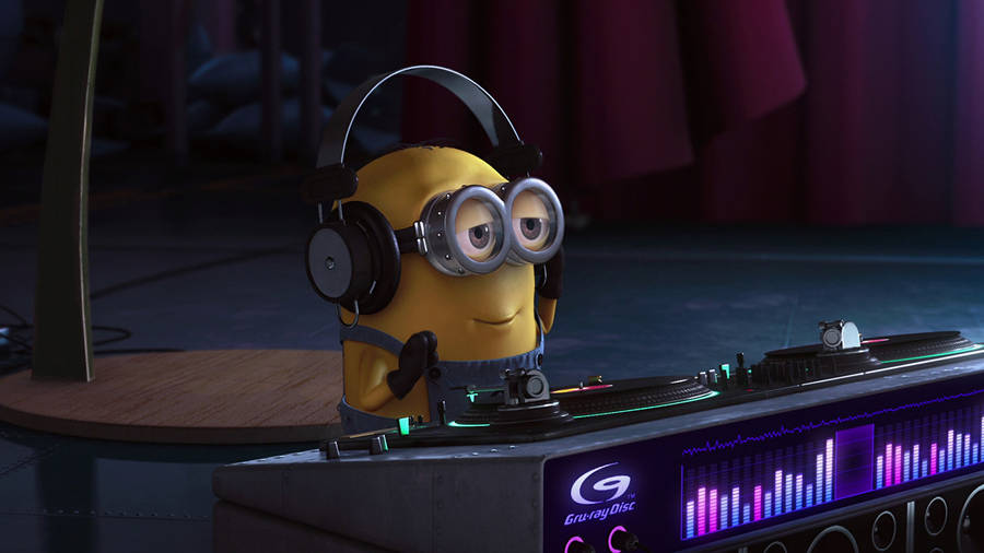 Download Dj Minion Despicable Me 2 Wallpaper | Wallpapers.com