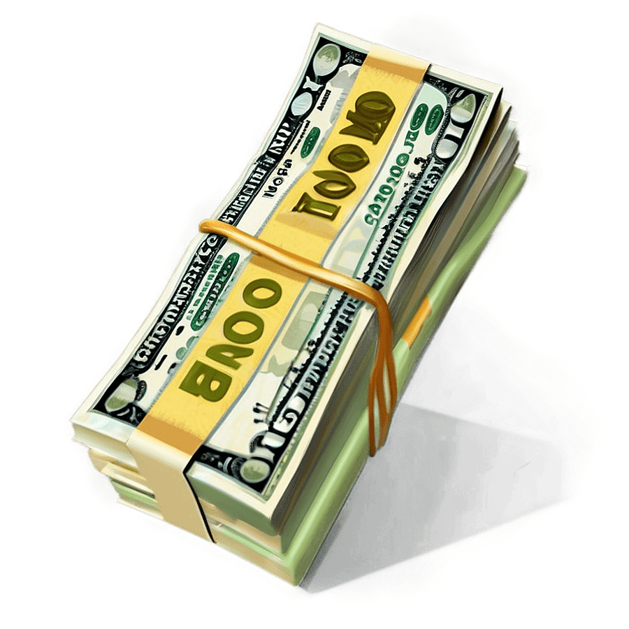 Money Pile Cartoon PNG rgm64