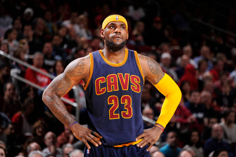 LeBron James Is Cool With Arm Sleeve