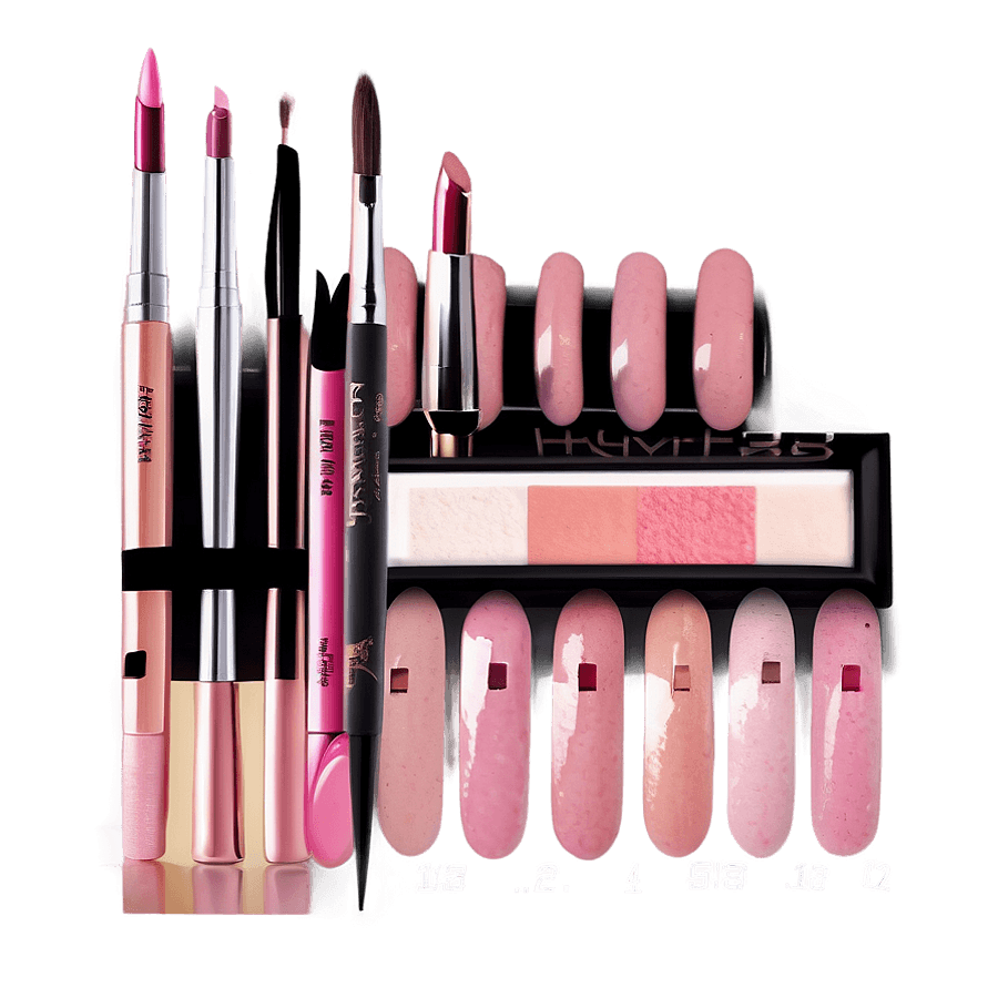Aesthetic Pink Eyeshadow Look PNG 06242024