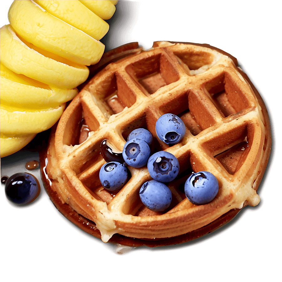Lemon Ricotta Waffles PNG hio
