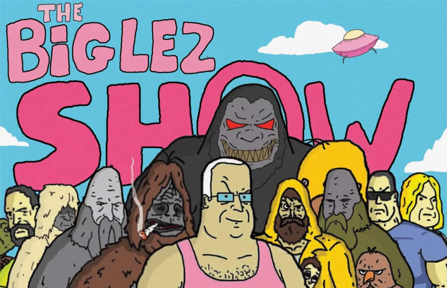 Illustrazione del Cast di The Big Lez Show