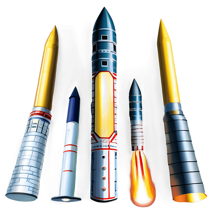 Detailed Missile Illustration PNG 05262024