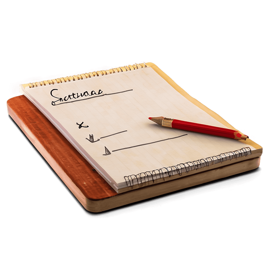 Notepad for Brainstorming PNG hyc