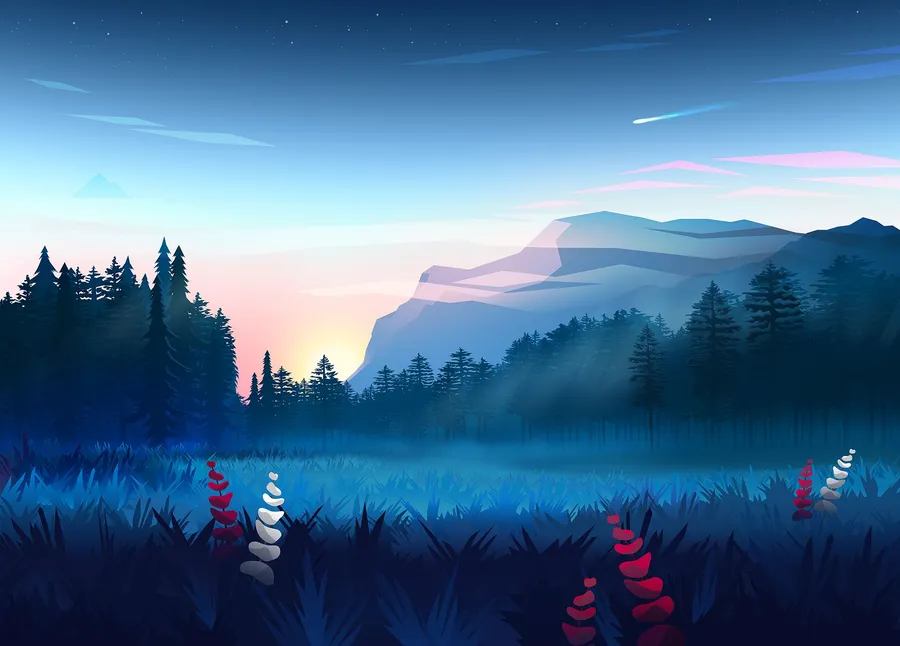 Minimalist Mountain