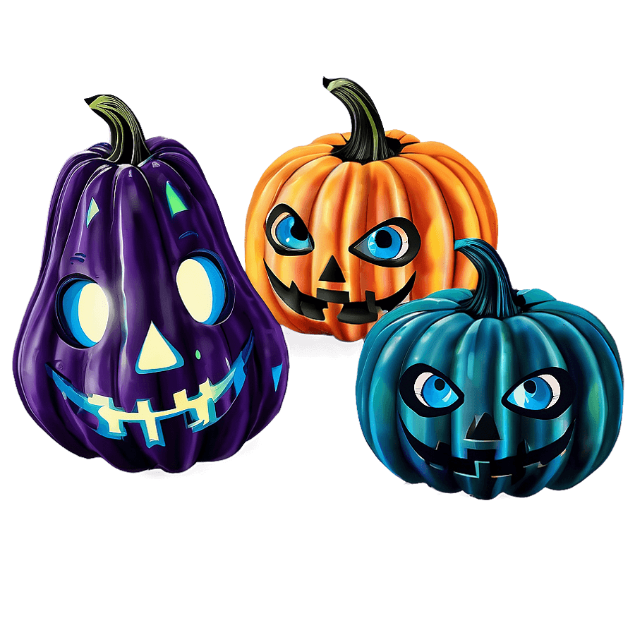 Halloween Pumpkin Set PNG 05242024