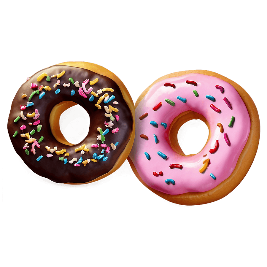 Gourmet Donuts Collection PNG swu81