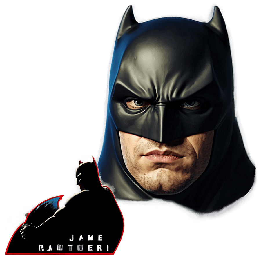 Batman Cowl Silhouette PNG 06282024