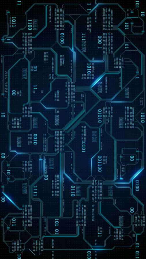 Abstraktes Schaltkreis-Design Wallpaper