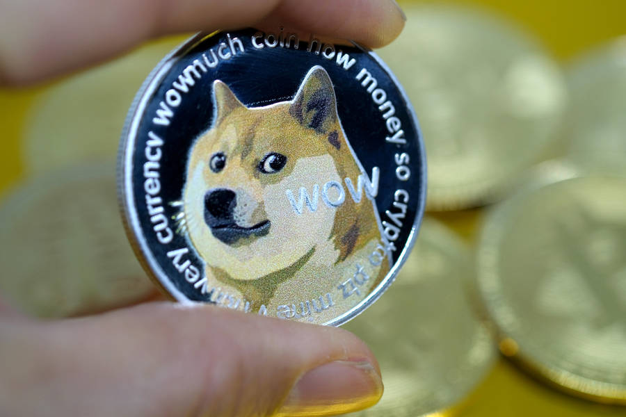 Download Dogecoin Shiba Inu Meme Wallpaper | Wallpapers.com