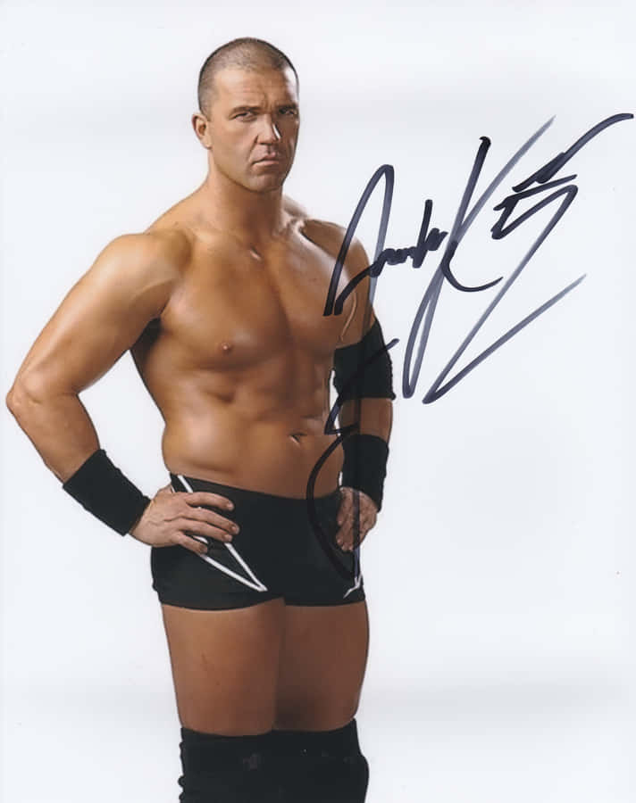 Wrestler Frankie Kazarian Signed Poster