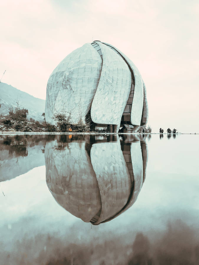 SantiagoChile Tempel Reflektion