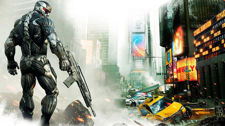 Crysis Nanosuit Soldat in Aktion