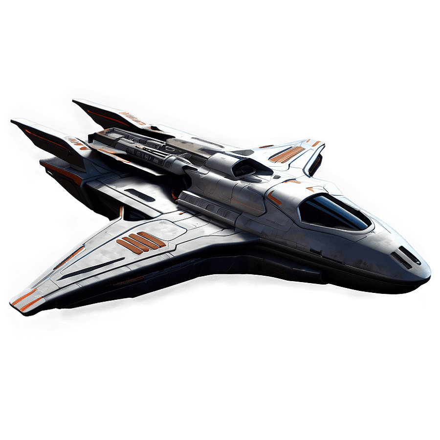 Sci-Fi Spacecraft Art PNG 06292024