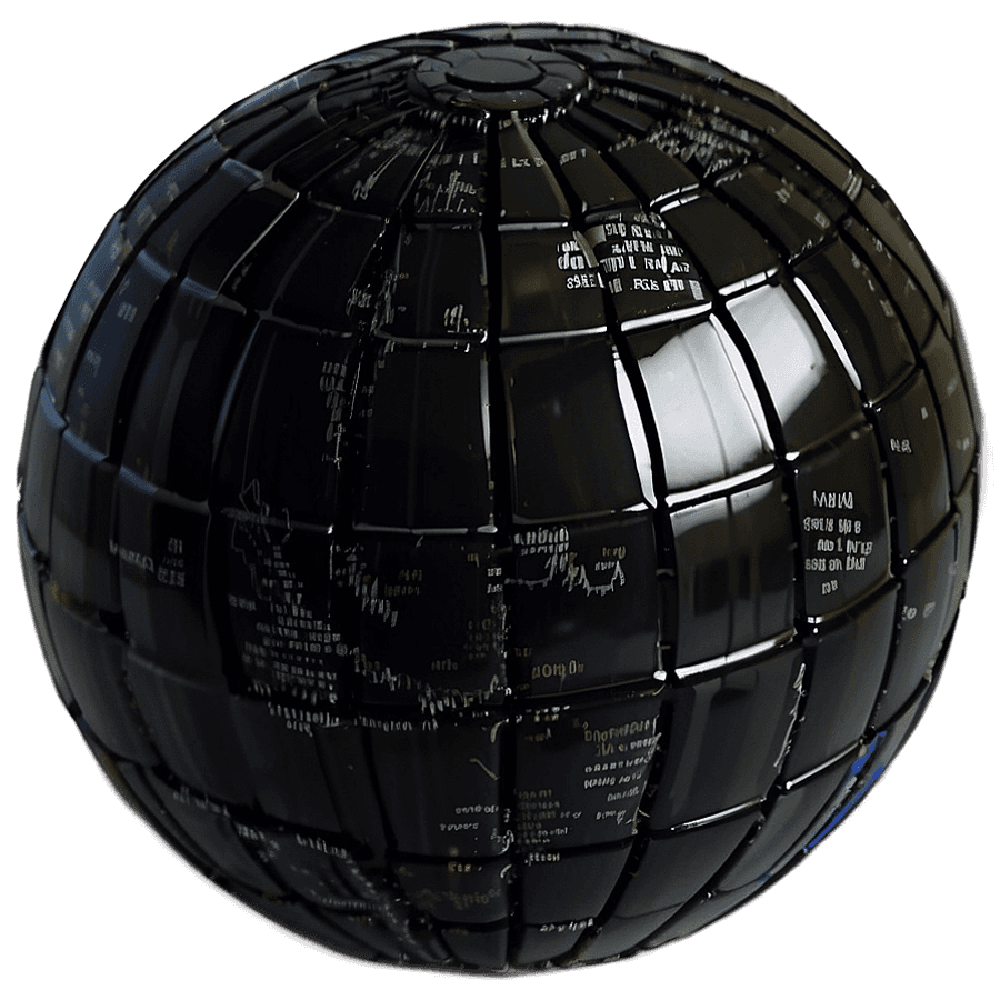 Black Globe PNG rpo