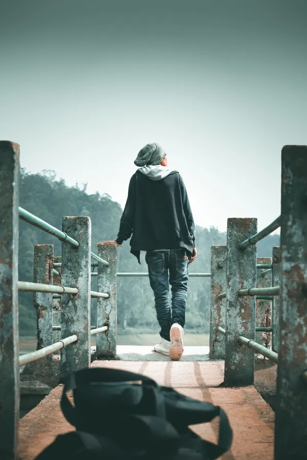 Feeling Alone Rusty Bridge