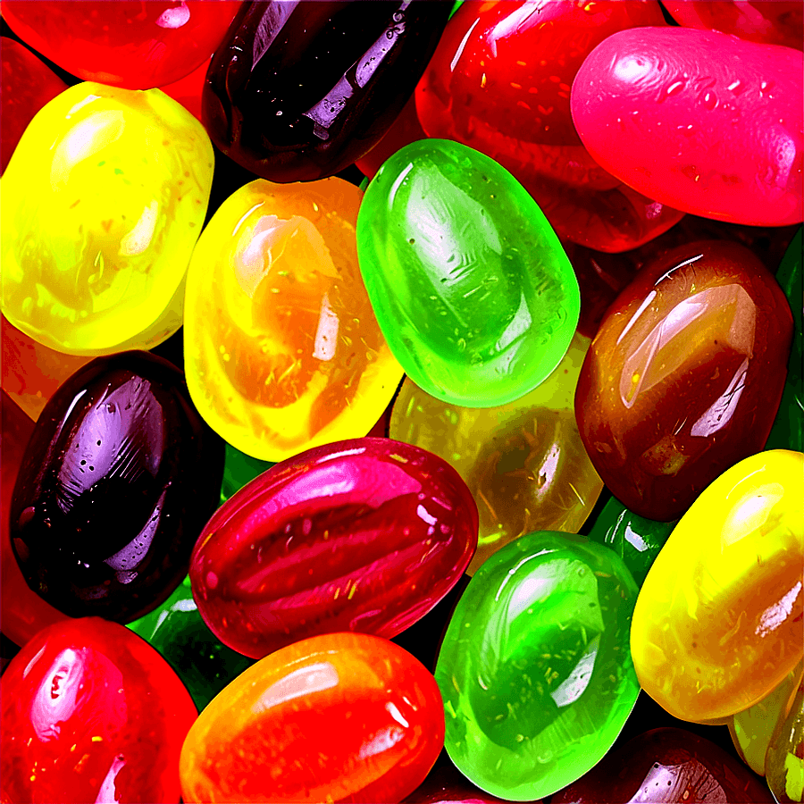 Jelly Beans Closeup PNG 06292024