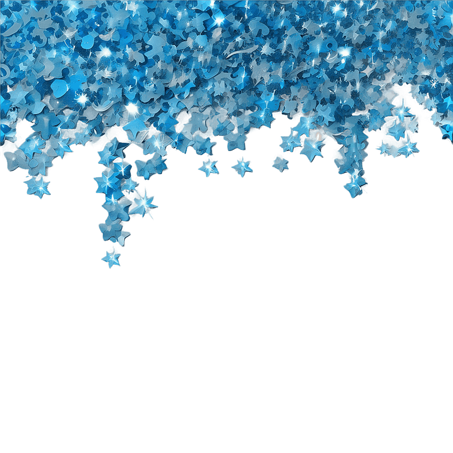 Light Blue Glitter Seamless PNG xwc88