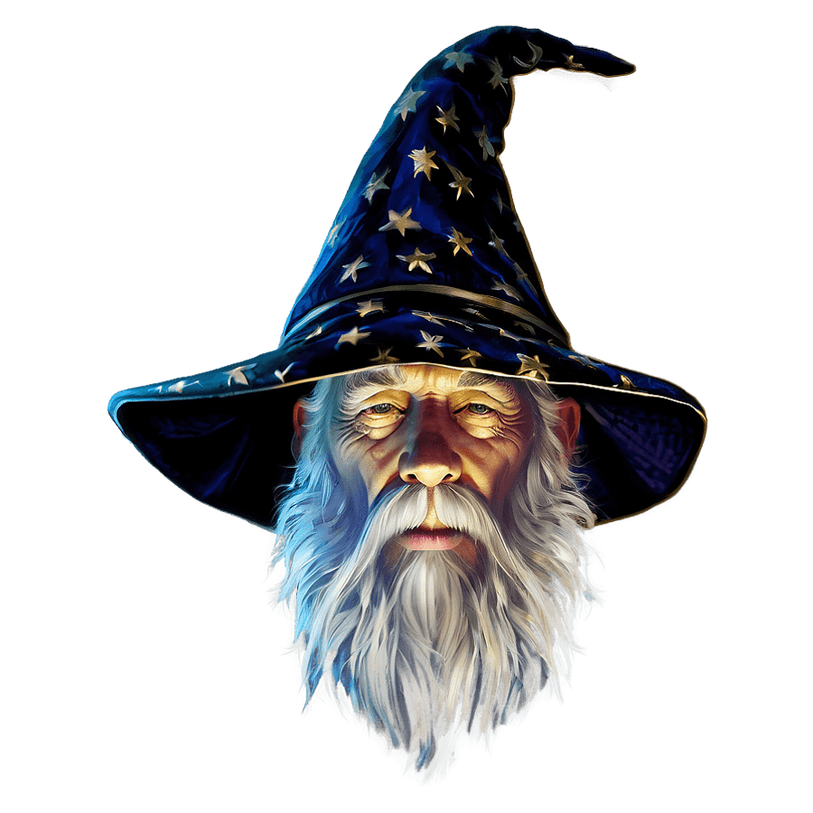 Vintage Wizard Hat Art PNG 93