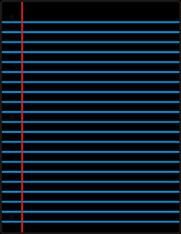 Lined Notebook Paper Background