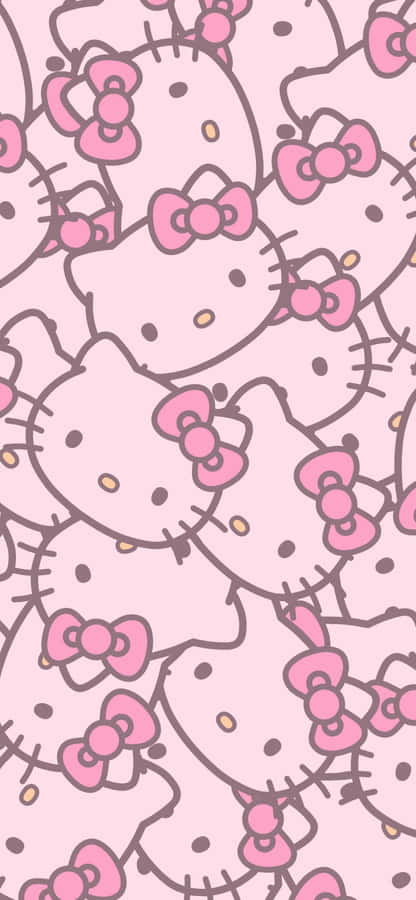 Rosa Hello Kitty Muster