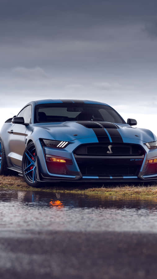 Shelby G T500 Sfondo Tempestoso
