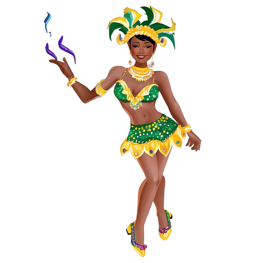 Mardi Gras Dancer PNG 53