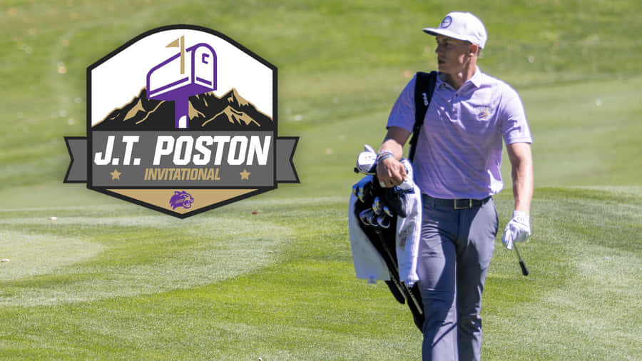 JT Poston bar bærer golf taske søløve wallpaper