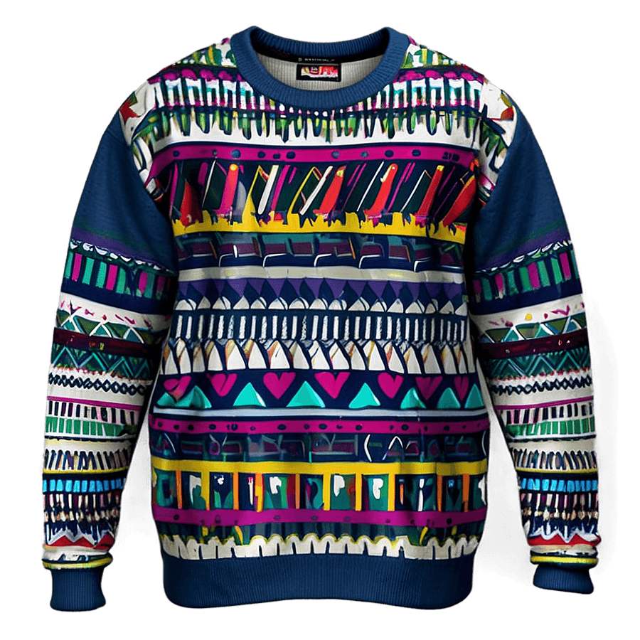 Unique Sweater Design PNG fec