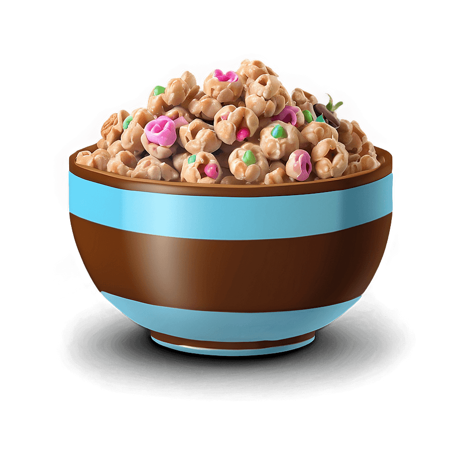 Chocolate Cereal Bowl PNG kbx93