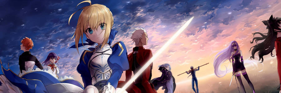 Download Dual Monitor Fate Stay Night Wallpaper, HD Background ...