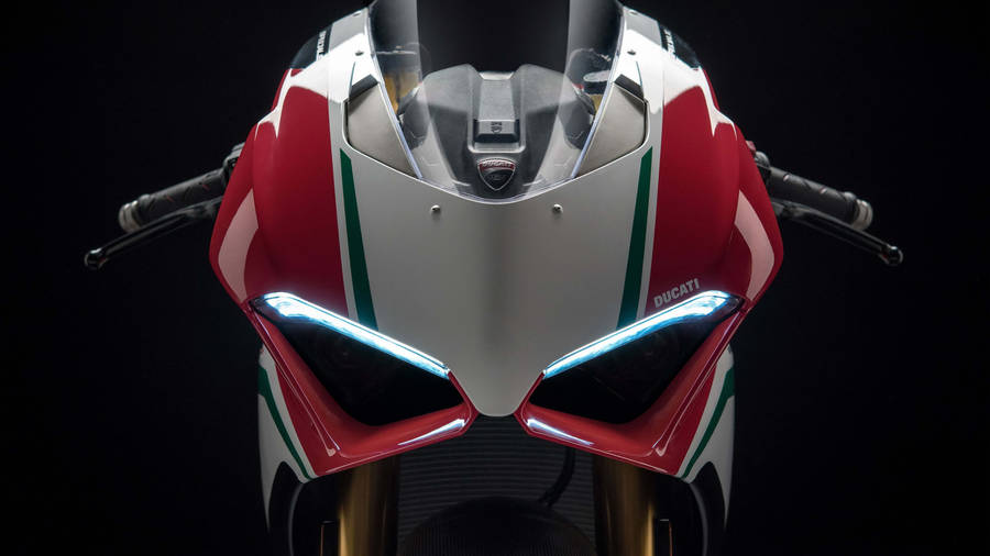 Ducati Panigale V4 Speciale's windscreen wallpaper