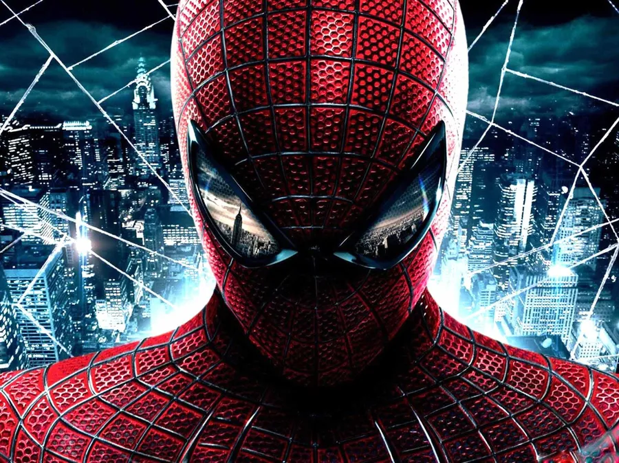 Close Up Shot Of Spider Man With His Suit