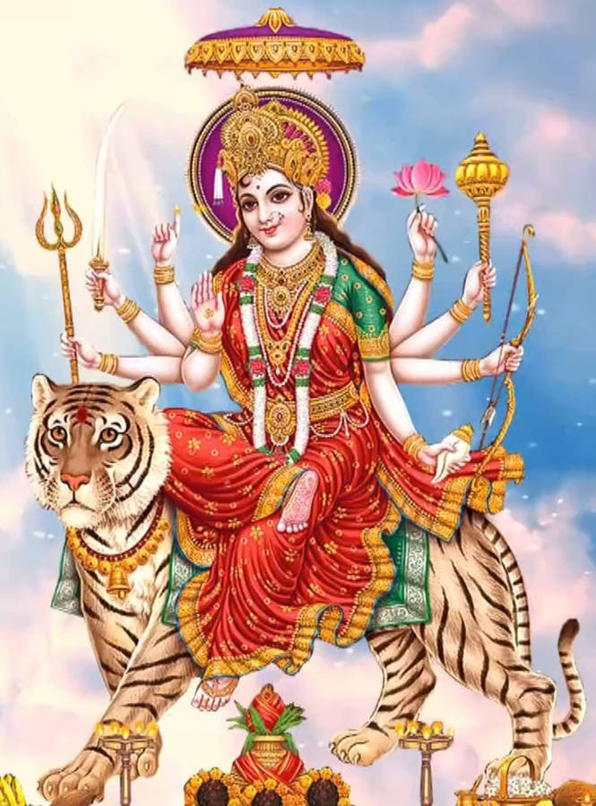 Download Durga Devi And Dawon In The Sky Wallpaper | Wallpapers.com