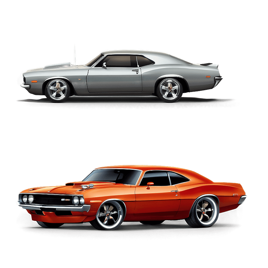 Cartoon Muscle Car PNG ykw90