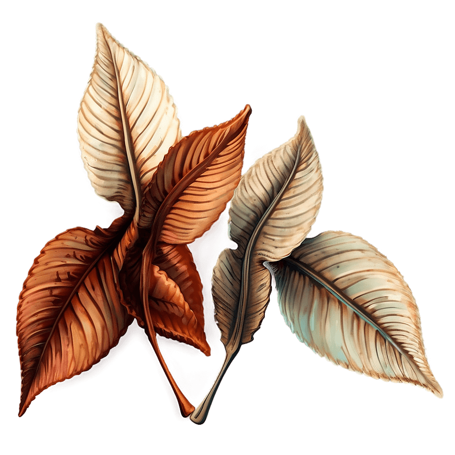 Fallen Leaves Corner Embellishments PNG 67