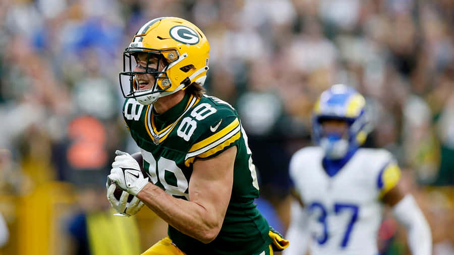 Jogador do Green Bay Packers em Ação