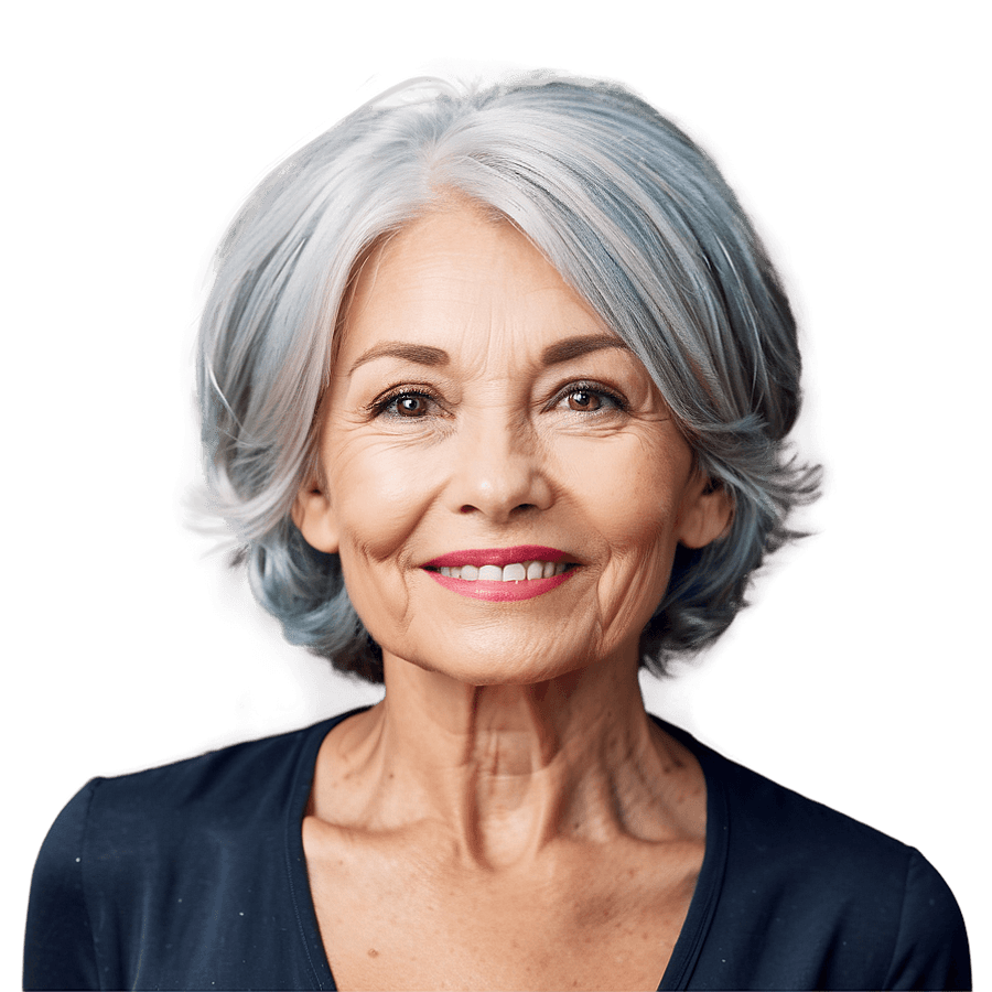 Grey Hair Beauty Secrets PNG rxi93