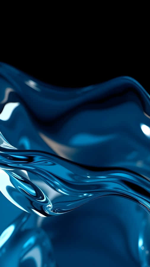 Wallpaper Astratto Blu iOS 26