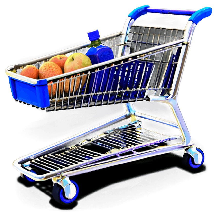 Grocery Cart in Store PNG kiq